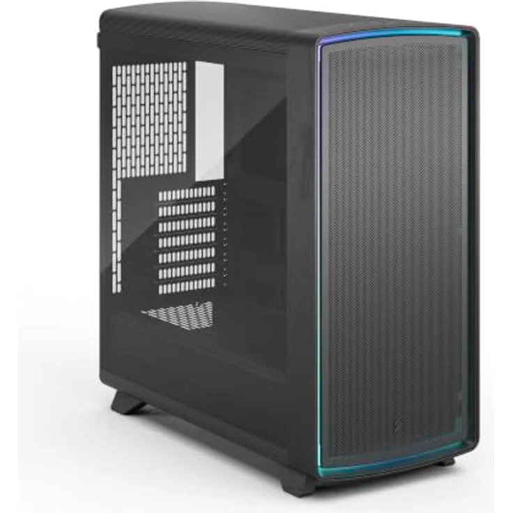 Fractal Design Summit Ambience Blackout TG, PC-Gehäuse für ATX und eATX Mainboards, 7 Lüfterplätze, schwarz – Bild 13