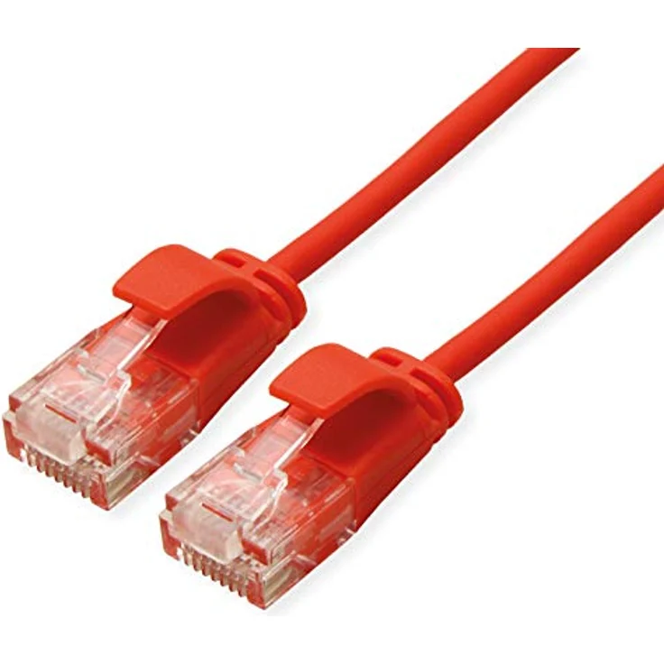 Roline 21.15.3914 RJ45 Netzwerkkabel, Patchkabel CAT 6a U/UTP 1.50m Rot 1St. – Bild 1