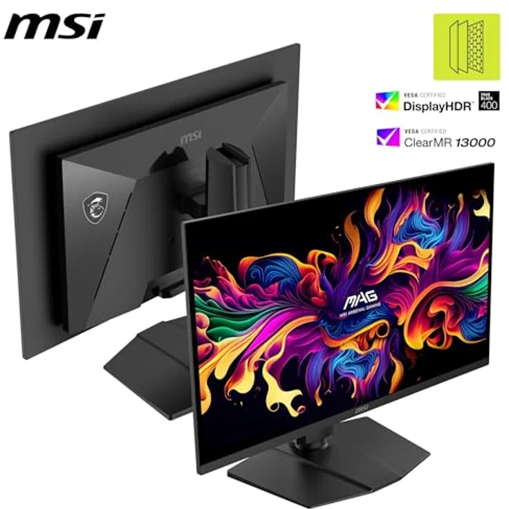 MSI MAG 273QP QD-OLED X24, 26,5-Zoll WQHD Gaming-Monitor mit 240 Hz, 0,03 ms Reaktionszeit, 99% DCI-P3 und DisplayHDR True Black 400 – Bild 3