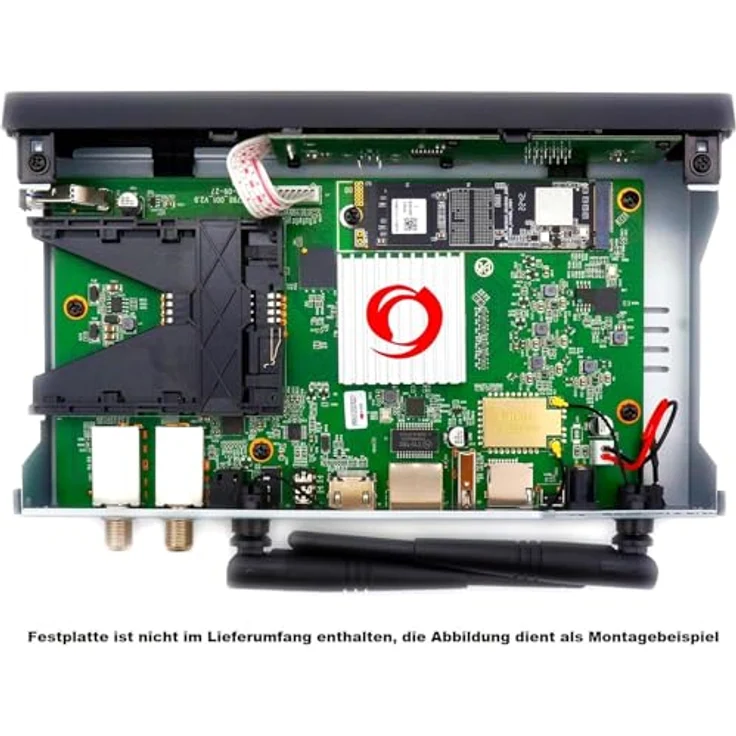 Octagon SF8008 V3 Supreme, 4K UHD Linux Receiver mit Twin Tuner, Silabs Tuner, SSD-Slot, Dual-Band WiFi, Bluetooth 5.1, Schwarz – Bild 9