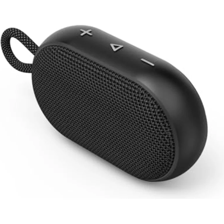 Hama Bluetooth Lautsprecher Buddy 3.0, 6W (wasserdicht IPX7, True Wireless Stereo, Hängeschlaufe, Freisprecheinrichtung) schwarz – Bild 2