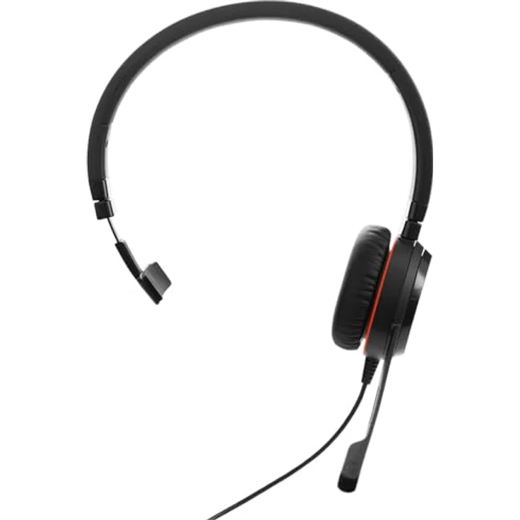 Jabra Evolve 20 SE Mono Headset - Unified Communication zertifiziert, USB-C/A, Schwarz – Bild 1