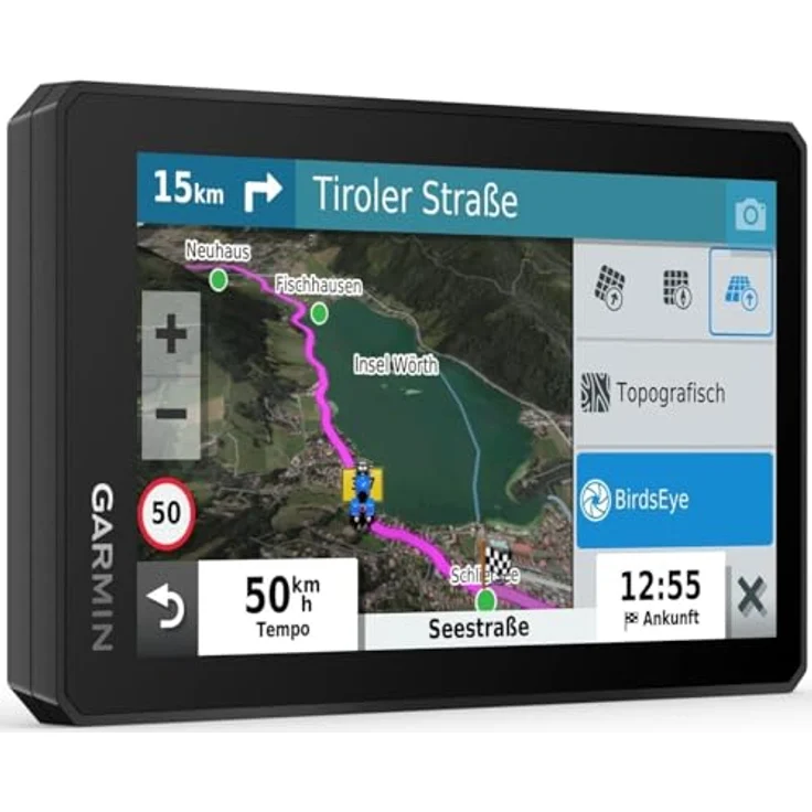 GARMIN zumo® XT MT-S EU, Motorrad-Navigationsgerät mit 5,5 Zoll HD-Display, Wetterfest, vorinstallierte Straßen- und Topokarten, GPS/GLONASS/Galileo – Bild 10