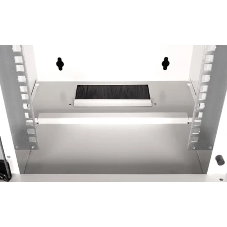 Equip Wandgehäuse 10" 06U 300x300mm grau - Netzwerkschrank mit gehärteter Glasfronttür – Bild 4