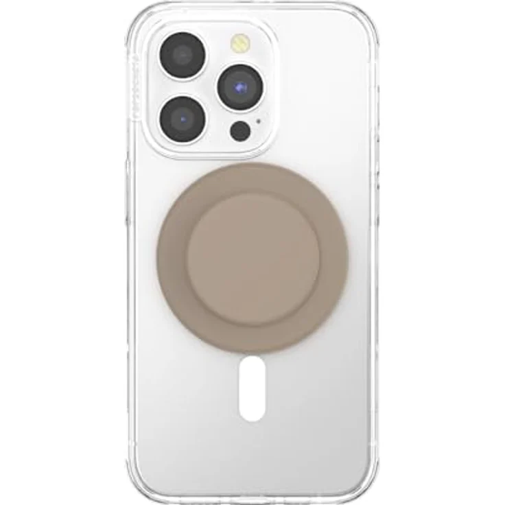 PopSockets Phone Grip for MagSafe mit Kickstand, Magnetischem Standfuß, Austauschbarem Top, Sicheren Halt für iPhone MagSafe Hüllen - Soft Touch Latte – Bild 4