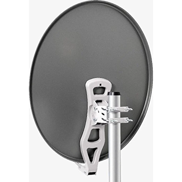 Fuba DAL 800 A Satellitenantenne, Alu Anthrazit, LNB Quad für bis zu 4 Set Top Boxen, robuste Konstruktion – Bild 3