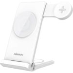 Nillkin PowerTrio 3in1 kabelloses Ladegerät MagSafe für Samsung Watch, Wireless Charger, 7,5W für Smartphones, 5W für Smartwatches, Weiss