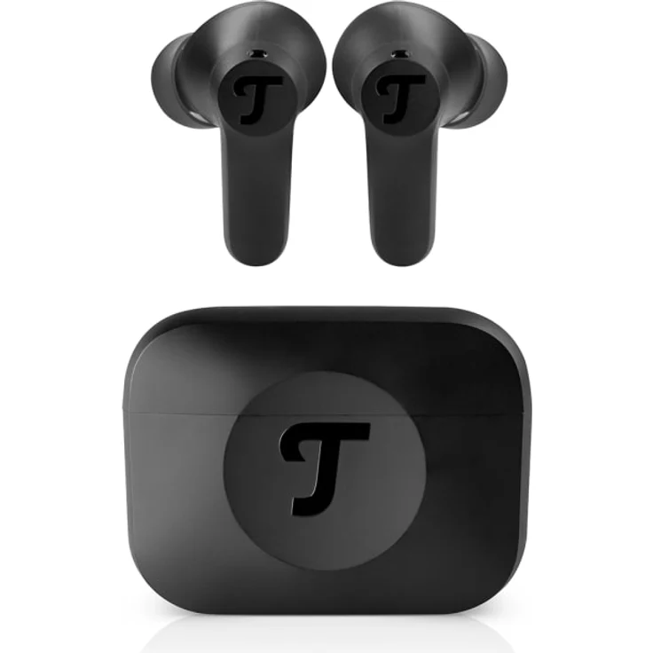 Teufel Airy TWS 2 – Kabellose In-Ear Bluetooth-Kopfhörer, Touch-Bedienung, Mikrofon, Auto-Pairing, AAC, iOS & Android-kompatibel, Schwarz – Bild 1