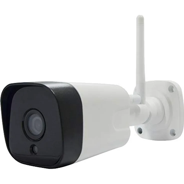 Superior Security iCM001 WiFi Outdoor Überwachungskamera HD 10800p 2.4GHz mit Nachtsicht und Zwei-Wege-Audio - Bewegungsabschaltung - Manueller Zoom, weiß