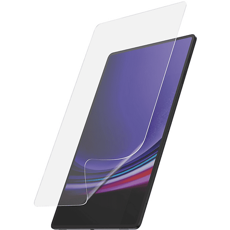 HAMA Hiflex Displayschutz für Samsung Galaxy Tab S10 FE+ 10.9", unzerbrechlich, HD Ultraclear, anti-fFingerabdruck, Eco-Montagerahmen aus Pappe