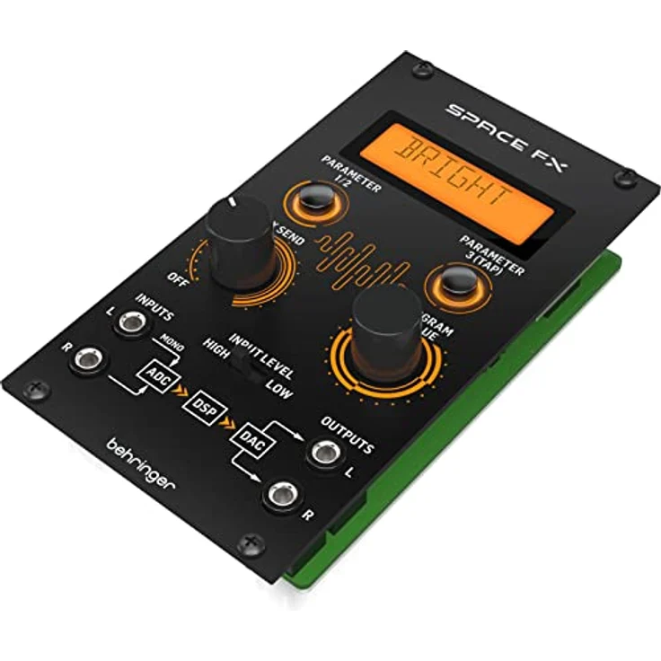 Behringer Space FX, Modular Synthesizer und Effekt-Modul mit 32 Effektprogrammen, 24 Bit Signalverarbeitung, Stereo In/Out, powered by Klark Teknik – Bild 3