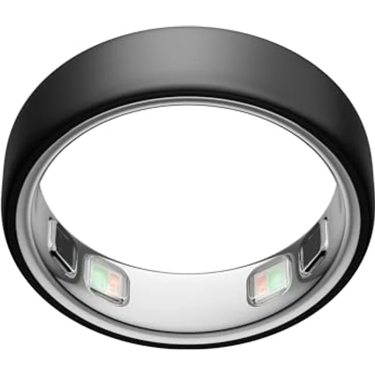 OURA Ring 5, Smart Ring für Gesundheitstracking, Größe 8, Stealth Black