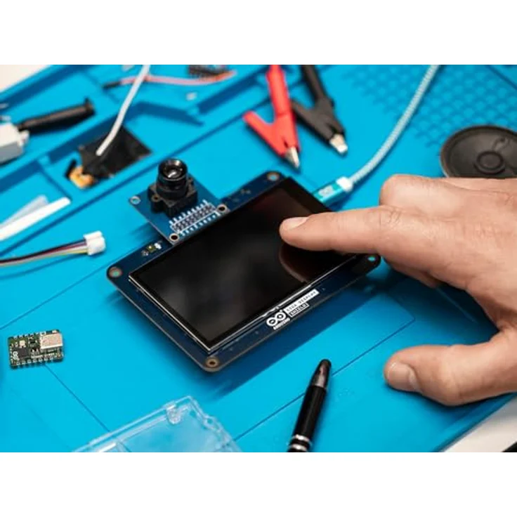 Arduino GIGA Display Shield, Touchscreen-Monitor 10.1 cm (3.97 Zoll) mit 800 x 480 Pixel, digitalem Mikrofon und 6-Achsen-IMU – Bild 8