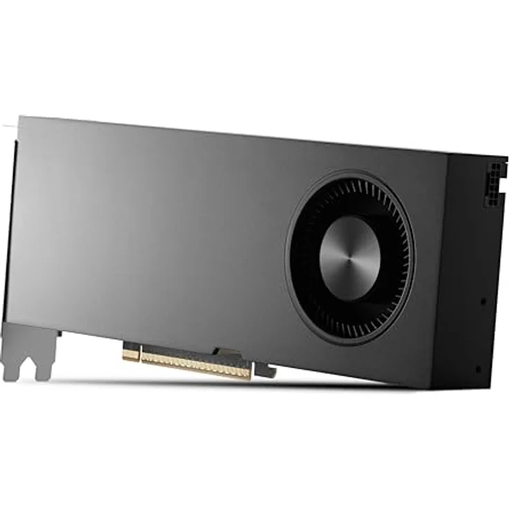 PNY Nvidia Quadro RTX 5000, Grafikkarte mit 48GB GDDR7-RAM und KI-gestützten Technologien, schwarz – Bild 1
