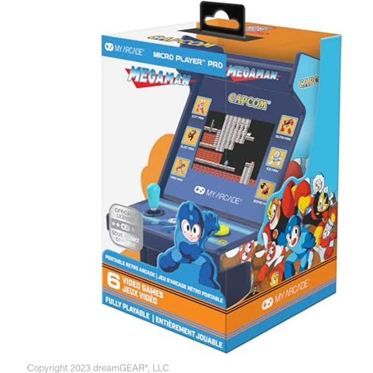 My Arcade MEGA MAN MICRO PLAYER PRO, tragbare Konsole mit 2.75 Zoll Farbdisplay und 6 Mega Man Spielen – Bild 7