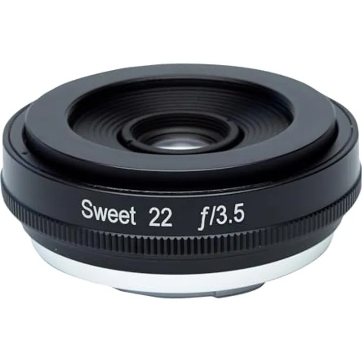 Lensbaby Mirrorless Sweet 22, Standalone-Objektiv für Canon RF mit Kreativfilter und Sport On Focus Effekt, 22 mm f/3,5