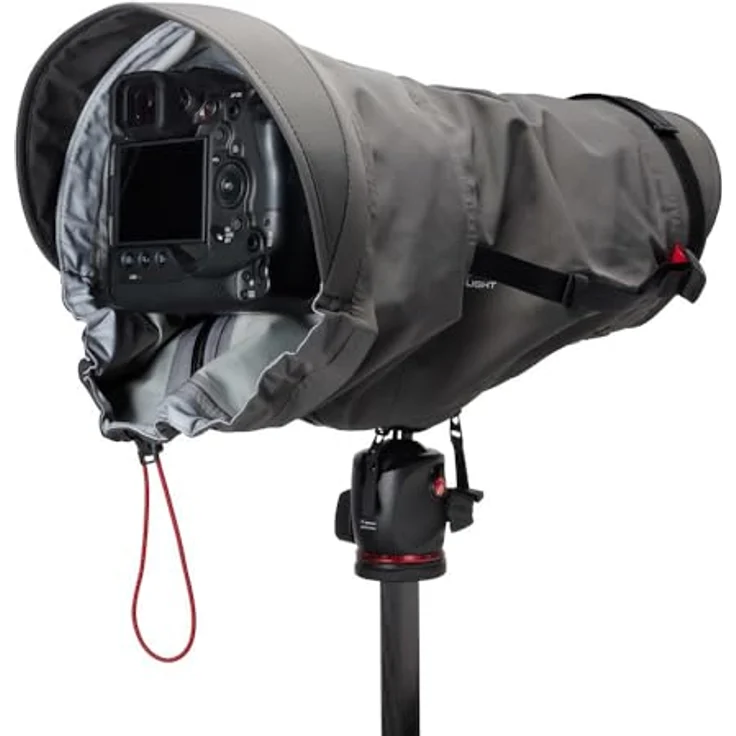 Manfrotto Pro Light Teleshield Regenschutz für CSC DSLR Super Tele 600mm Objektiv (MB PL-TS) - Wetterschutz, Vielseitig einsetzbar, Durchdachte Konstruktion, Benutzerfreundlich, Tragbar – Bild 4