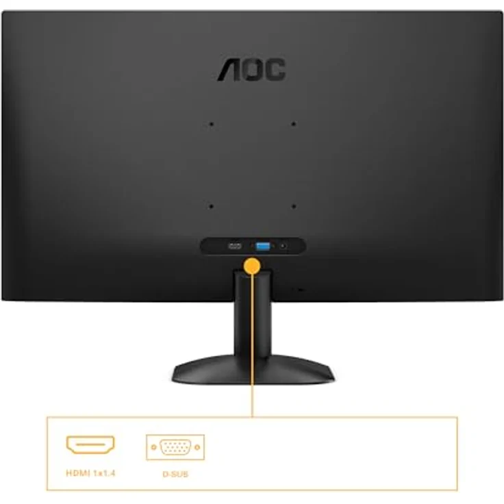 AOC 27B31H 27 Zoll Full HD Monitor, 120 Hz, Adaptive Bildsynchronisation, 1 ms Reaktionszeit, schwarz – Bild 4