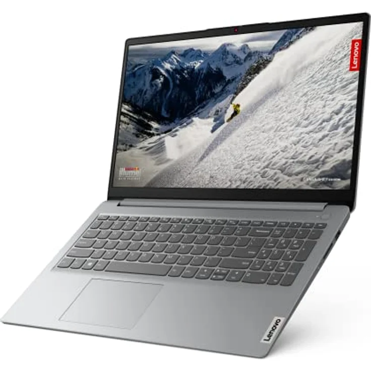 Lenovo IdeaPad 1 Slim Laptop | 15,6" FHD Display | Ryzen 3 7320U | 8GB RAM | 256GB eSSD | AMD Radeon 610M Grafik | Windows 11 Home | grau | 3 Monate Premium Care – Bild 3