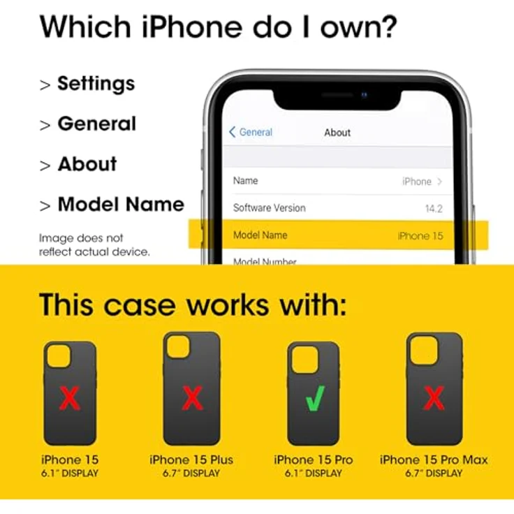 OtterBox Premium Pro Blue Light Glass Displayschutz für iPhone 15 Pro, gehärtetes Glas, überragender Kratzschutz, übersteht Stürze bis zu 1.8m, antimikrobieller Schutz – Bild 2