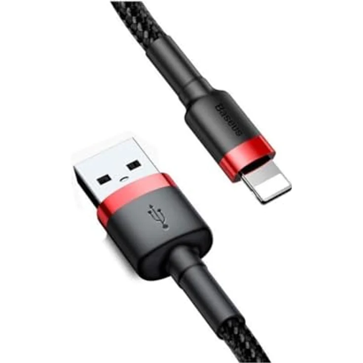 Baseus Cable Cafule - USB to Lightning - 2A 3 m (CALKLF-R91) black and red – Bild 3