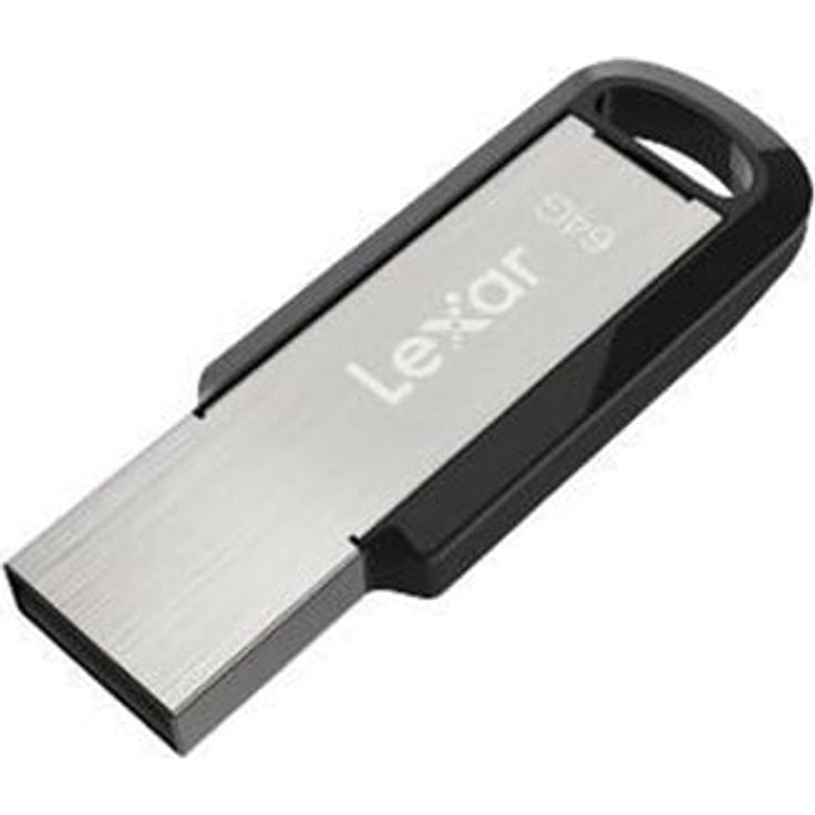 Lexar JumpDrive M400, 64GB USB-Stick mit USB 3.2 Gen 1 und Übertragungsgeschwindigkeit bis zu 150MB/s, silber/schwarz