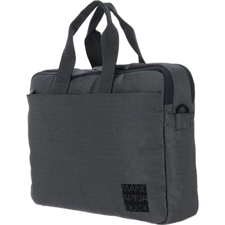 Mandarina Duck District Aktentasche 38.5 cm, Laptopfach, strapazierfähiges Polyester, grau, für Herren – Bild 2