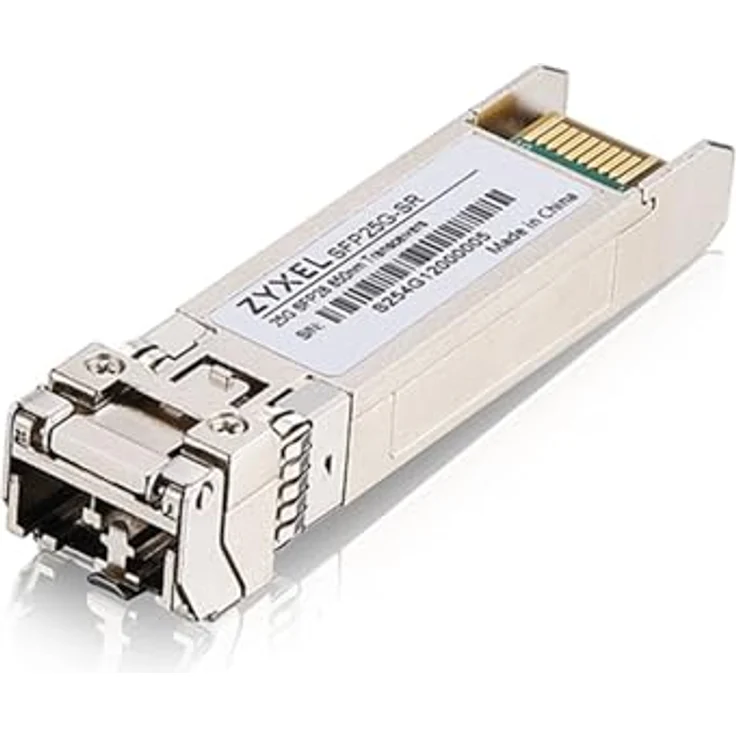 Zyxel 25G SFP28 ShortRange Modul 850nm, Transceiver mit bis zu 25 Gbit/s und 100m Reichweite, LC-Anschluss – Bild 1