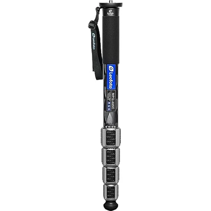 LEOFOTO Carbon-Einbeinstativ MPQ-405C, 5 Abschnitte, wasserabweisend, 25 kg Tragfähigkeit – Bild 1