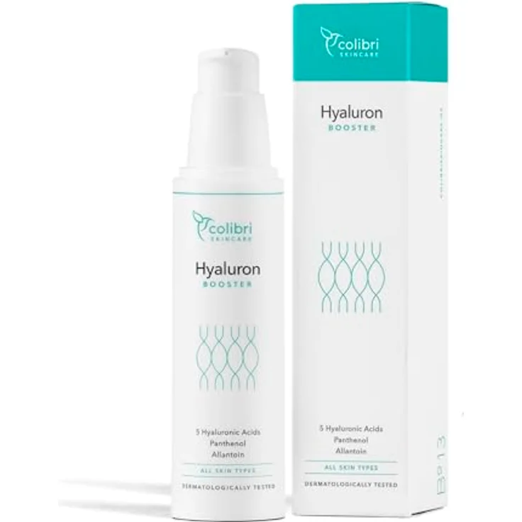 colibri skincare Hyaluron Booster 50ml - hochdosiertes Anti Aging Serum für Gesicht - Feuchtigkeitsserum, Made in Germany – Bild 1