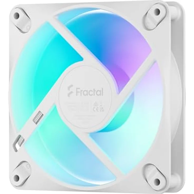 Fractal Design Dynamic 3 12 PWM RGB White, Gehäuselüfter 120mm mit RGB-Beleuchtung und max. 63.9 CFM – Bild 5