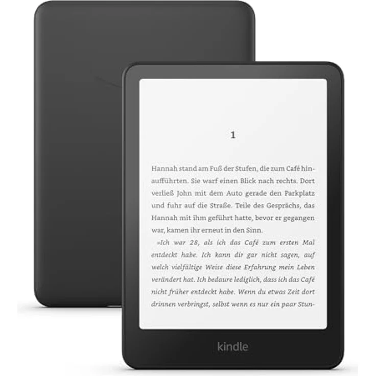 Amazon Kindle Paperwhite (16 GB) 2024 – Neues 7-Zoll-Display, ultradünn und wochenlange Akkulaufzeit – mit Werbung – in Schwarz – Bild 1