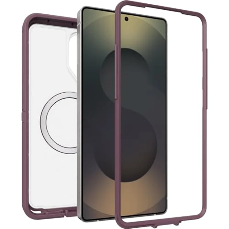 OtterBox Defender Series Pro XT Hülle für Samsung Galaxy S26 Ultra, stoßfest, 7X militarisch getestet, transparent/lila, mit Magneten – Bild 5