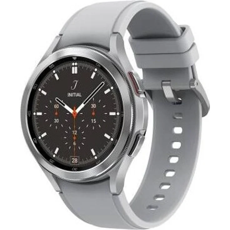 Samsung Galaxy Watch4 Classic 3,56 cm (1.4") OLED 46 mm Silber WLAN GPS – Bild 1