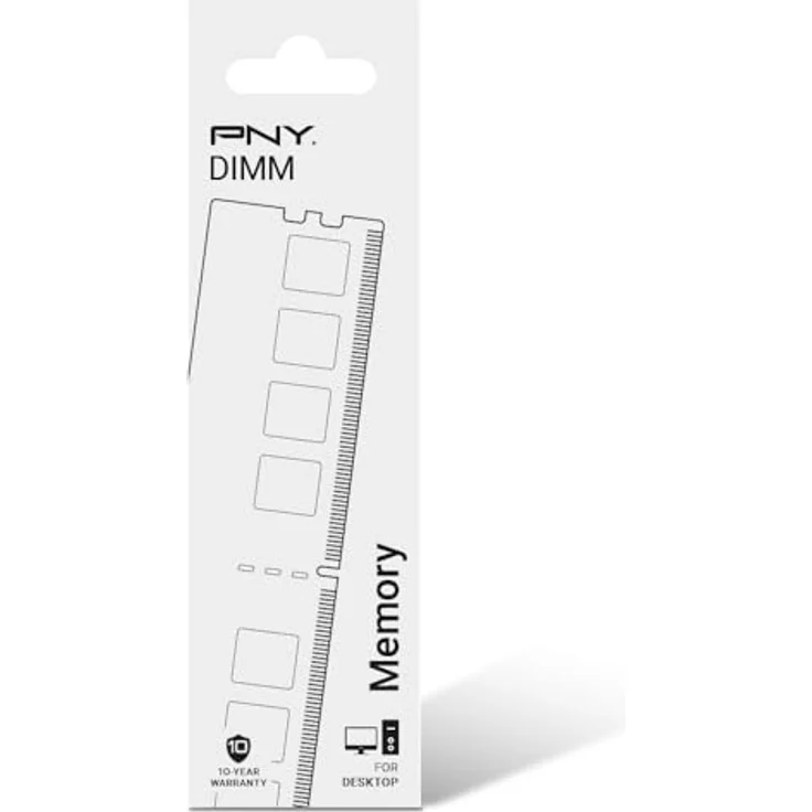 PNY 16GB Performance DDR5 5600MHz Desktop Memory, CAS 46, 1,1 Volt, Plug-and-Play Upgrade – Bild 3