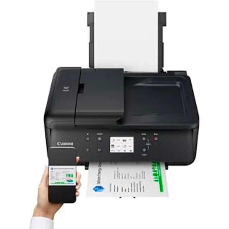 Canon PIXMA TR7650 Wireless 4-in-One Colour Inkjet Printer - Print, Scan, Copy & Fax | Wi-Fi, Cloud | ADF, Borderless Photo Printing | Home Office – Bild 4