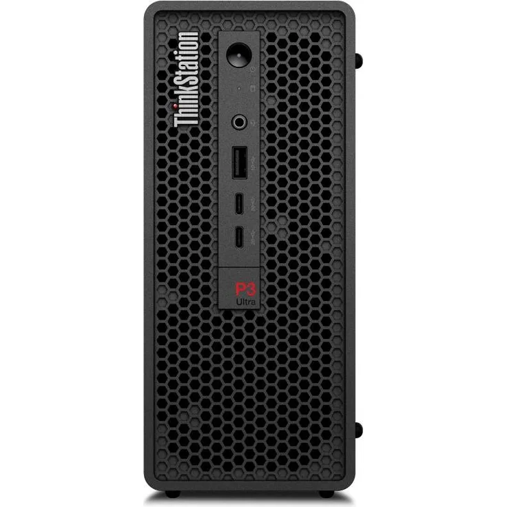 Lenovo ThinkStation P3 Ultra Gen 2 - SFF, 20-Kern Intel Core Ultra 7, 1 TB SSD mit RAID, 32 GB DDR5, kompaktes Design