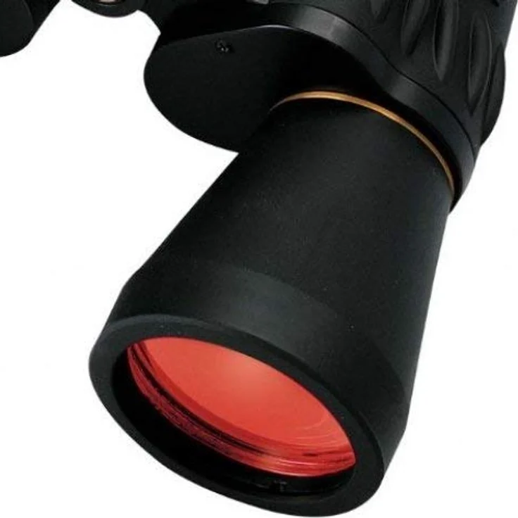 KONUS | Sporty 7x50 Schwarzes gummiertes Fernglas mit rubinroter Optik, Constant Focus, 7x50 Zoom – Bild 4