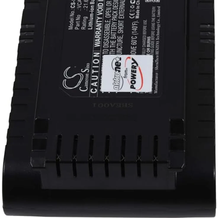 akku-net Akku für Samsung VS15T7036R5 Staubsauger, 21,6V, Li-Ion, 2000mAh, schwarz – Bild 3