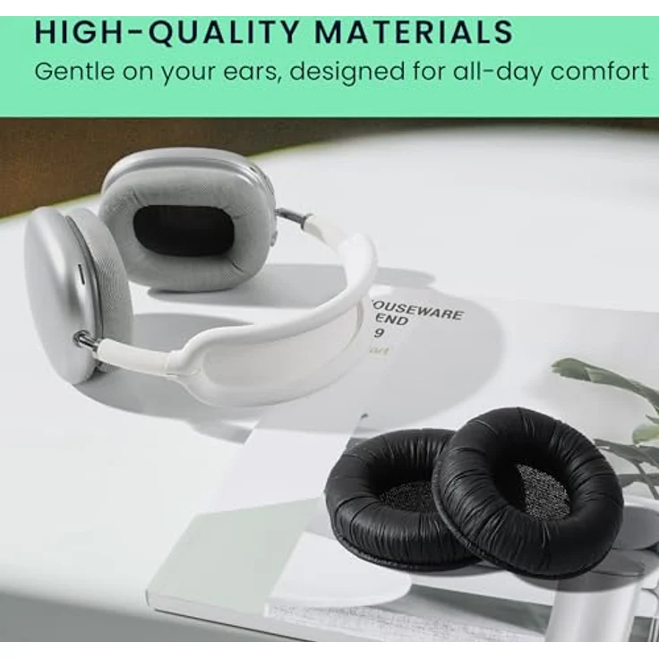 kwmobile Kopfhörer (2x Ohrpolster für Sennheiser PX200 - PX100 - Kunstleder Ersatz Ohr Polster für Overear Headphones) – Bild 6
