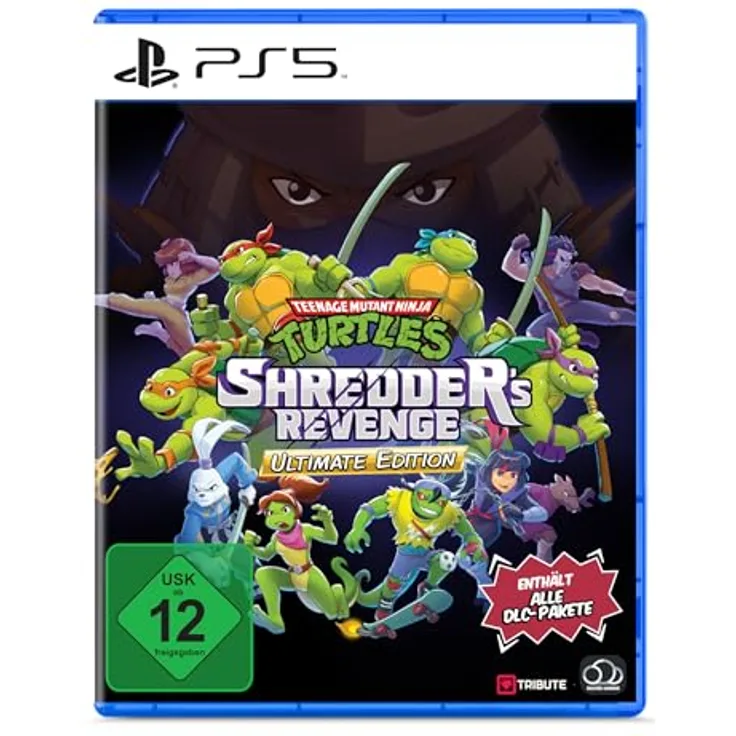 Silver Lining Interactive Teenage Mutant Ninja Turtles: Shredder's Revenge Ultimate Edition - PS5 Spiel mit allen DLCs, Retro-80er-Jahre-Feeling und remixed Soundtrack