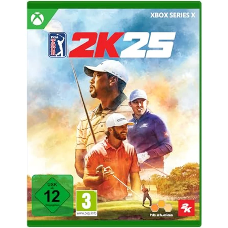 2K PGA Tour 2K25 - USK & PEGI [Xbox Series X] - Real Feel EvoSwing Mechanik, Majors Premieres, Meine Karriere Spieleranpassung – Bild 1