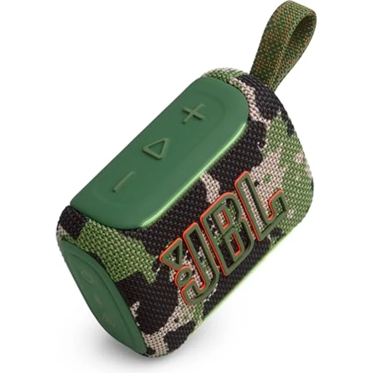 JBL GO 5, Ultra‑tragbarer Bluetooth‑Lautsprecher mit JBL Pro Sound, kräftigem Bass, wasserdicht, 10 Stunden Wiedergabezeit, Camouflage – Bild 3