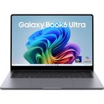 Samsung Galaxy Book6 Ultra, 16 Zoll AI Laptop mit Intel Core Ultra 7, 32 GB RAM, 1 TB SSD, NVIDIA RTX 5060, Touchscreen, Gray, 3 Jahre Garantie