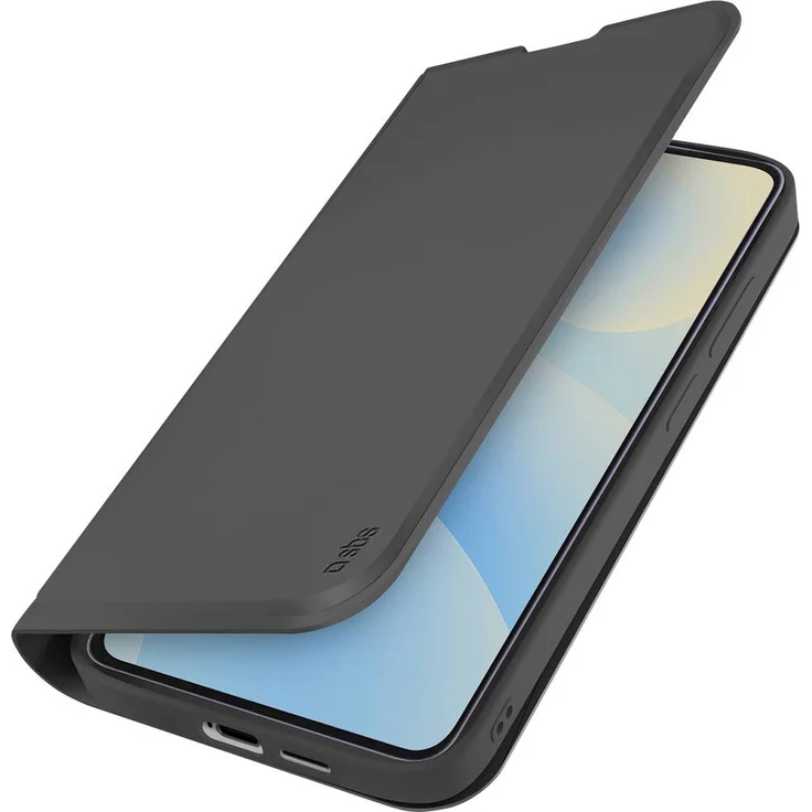 sbs mobile Geldbörsenhülle für Samsung Galaxy S26+, Schwarz, mit Desktop-Ständer