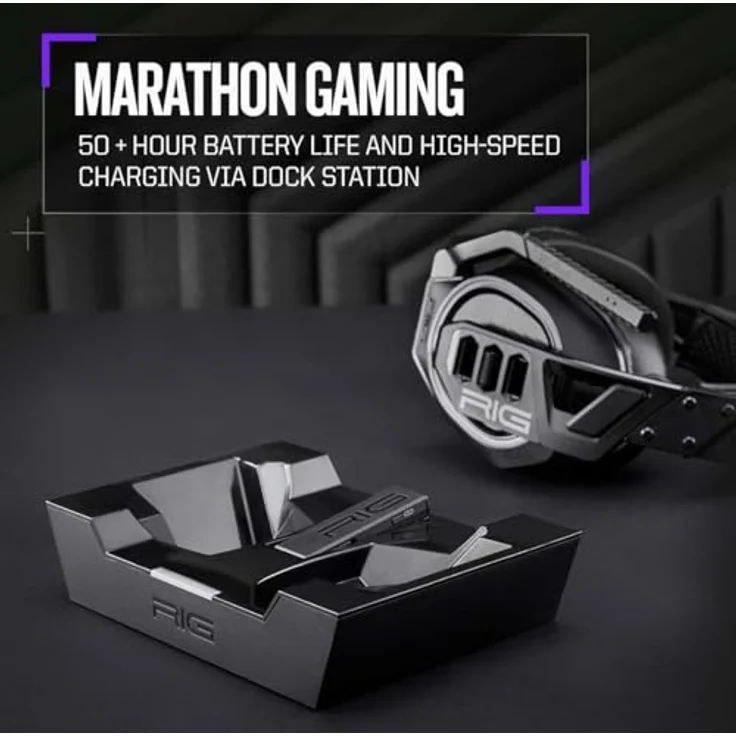 NACON Gaming-Headset und Bluetooth-Basisstation RIG900, 2,4 GHz und 60 Stunden, kompatibel mit Playstation 5, Switch und PC – Bild 5