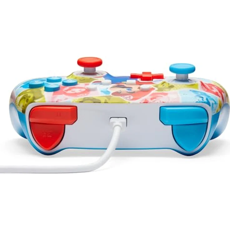 PowerA Verbesserter kabelgebundener Controller für Nintendo Switch - Mario-Heldenrolle, Gamepad, 3.5mm-Audiobuchse, programmierbare Tasten, offiziell lizenziert – Bild 5