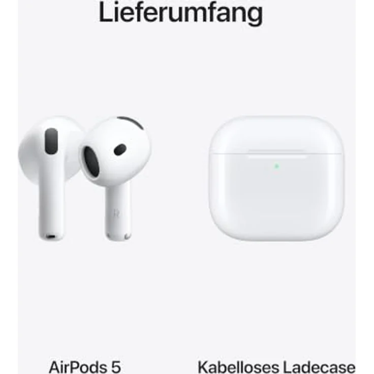 Apple AirPods 5, kabellose Bluetooth Kopfhörer mit aktivem Noise-Cancelling und kabellosem Ladecase – Bild 8