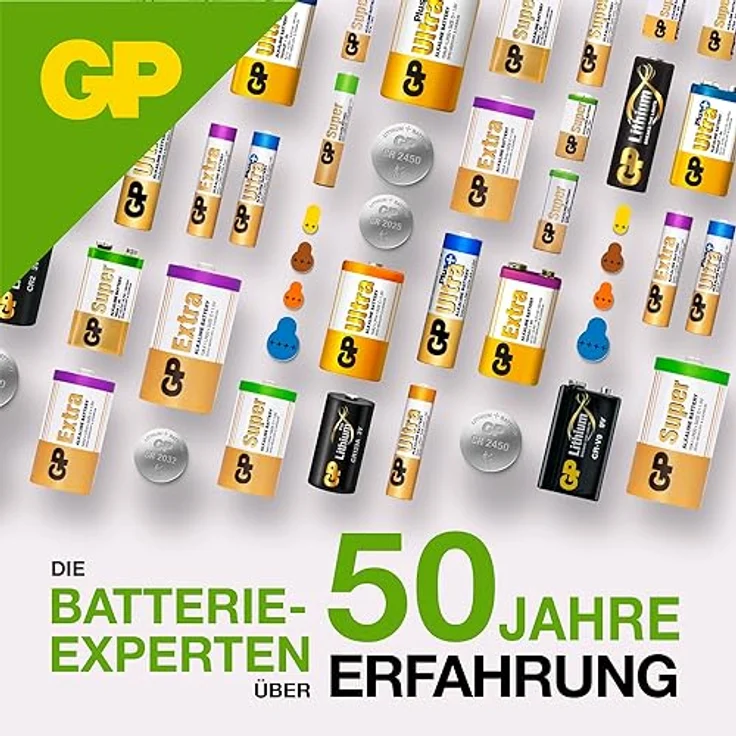 GP CR2430-7U5 Lithium Batterie CR2430 (3V, 5er Pack) Blister – Bild 6