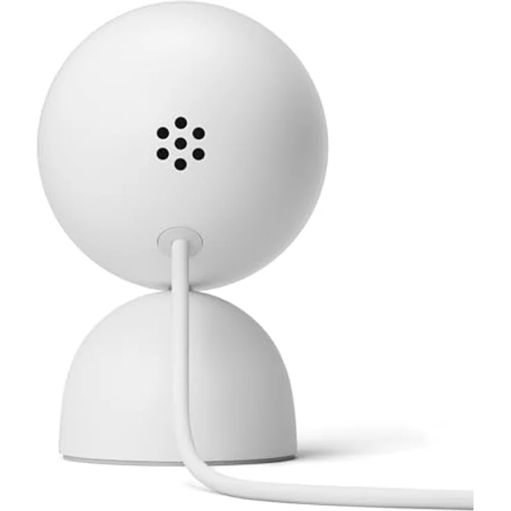 Google Nest Cam Indoor (3. Generation), Sicherheitskamera mit 2K-Video, kabelgebunden, funktioniert mit Google Home, Farbe: Snow – Bild 3